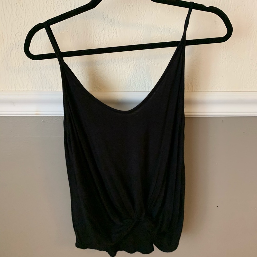 Black tank top
